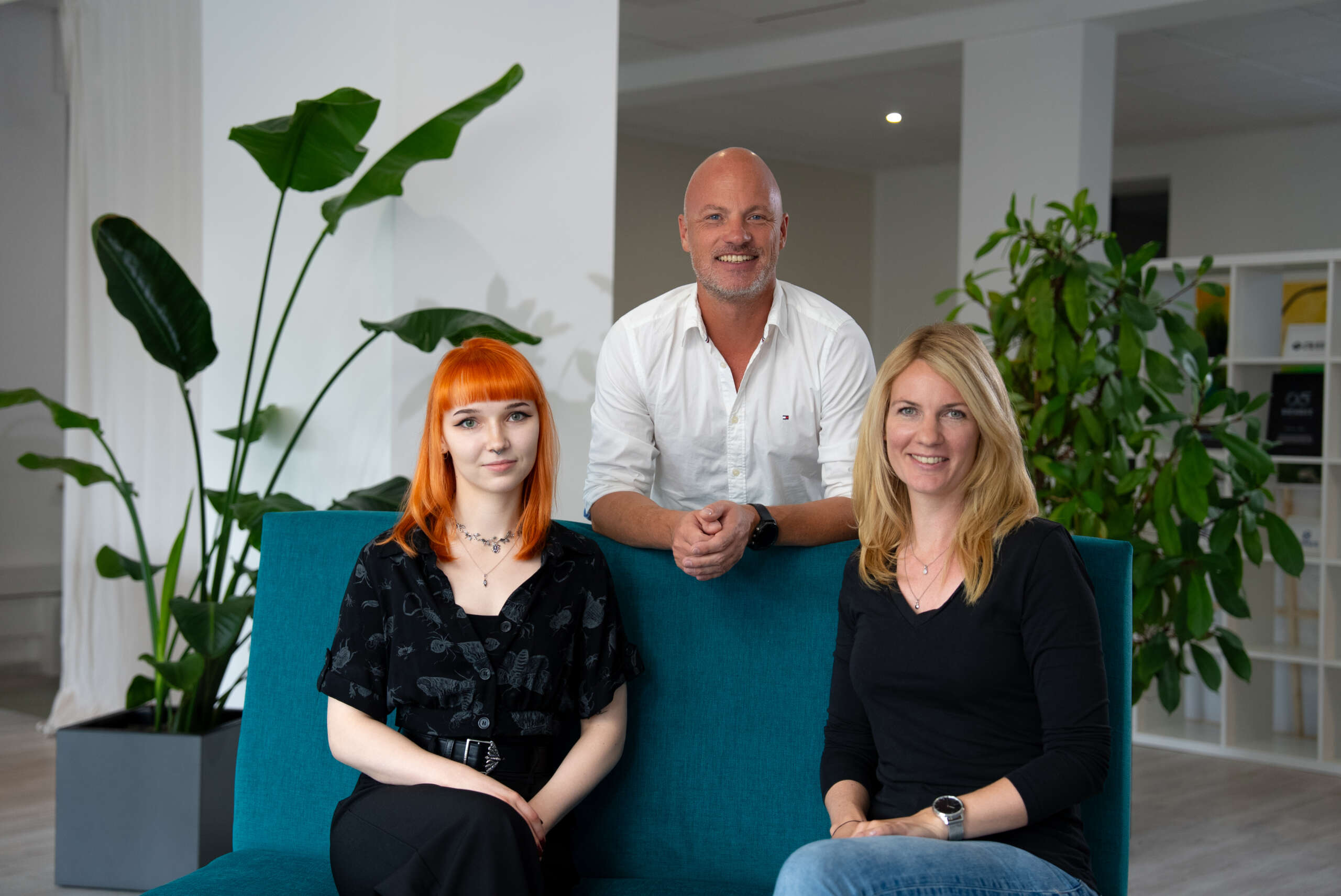 Team der Marketingberatung Bentfeld: Lisa, Jan, Christina